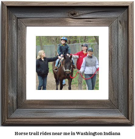 horse trail rides near me in Washington, Indiana